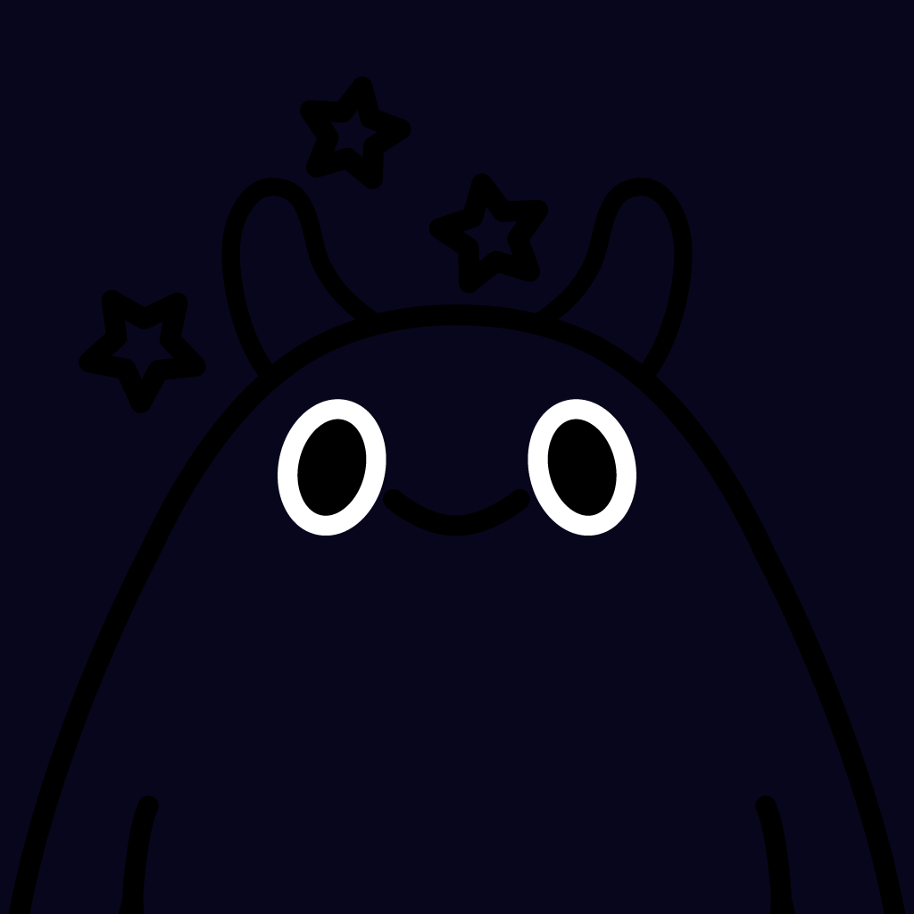 シンプルテイストのペルソナキャラクター「ジャンボ」の2Dイラスト ダーク