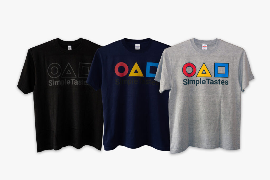 シンプルテイストのロゴTシャツを取り寄せました